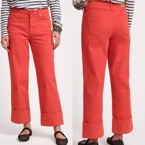 NWT Frances Valentine Smarty Cuffed Jeans, $298 Sz 12, G18